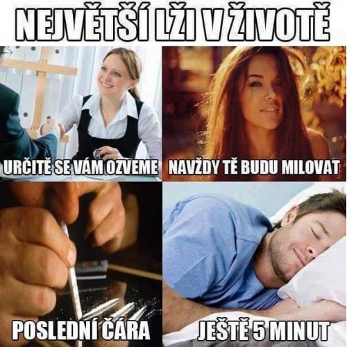 4 najväčšie lži v živote