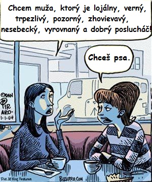 Akého chce žena muža