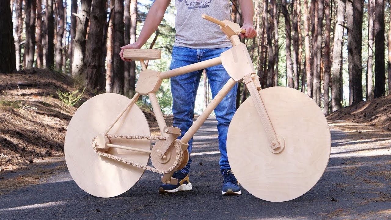 Ako si vyrobiť drevený bicykel za 200 hodín