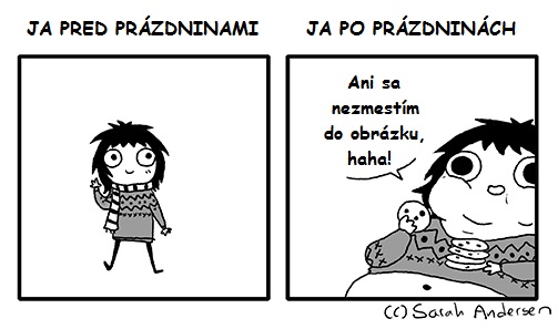 Ako vyzeráme pred prázdninami a ako po