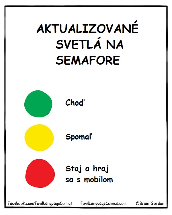 Aktualizované svetlá na semafore