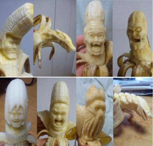 Banánové sochárstvo