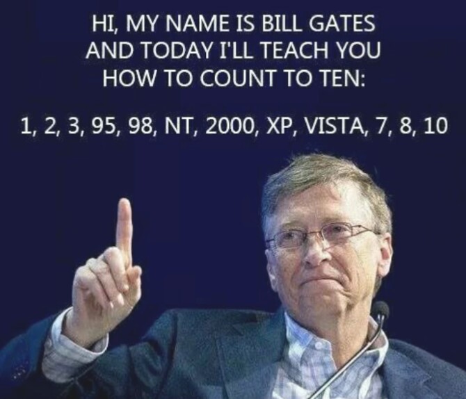 Bill Gates a jeho počítanie do 10