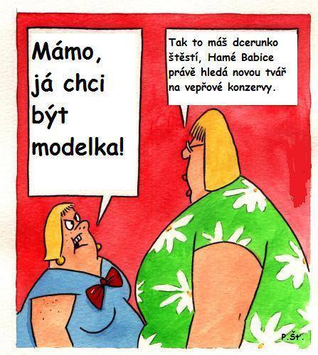 Chce byť modelka