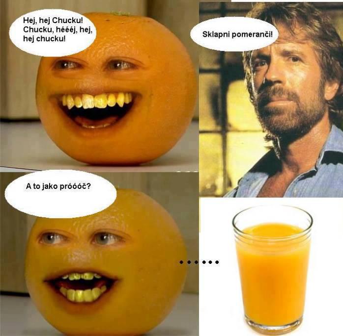 Chuck Norris a Otravný pomaranč