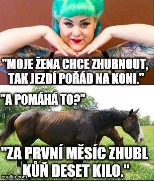 Chudnutie vďaka jazde na koni