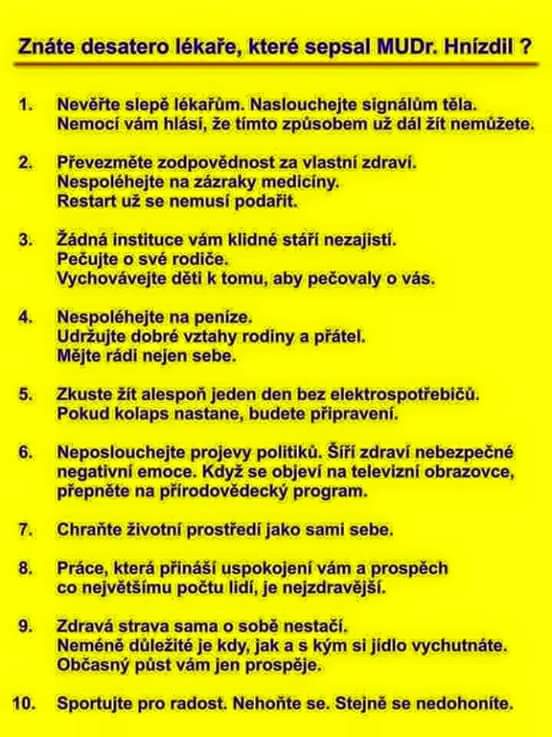 Desatoro doktora Hnízdila