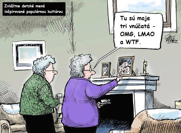 Detské mená podľa obľúbených slov