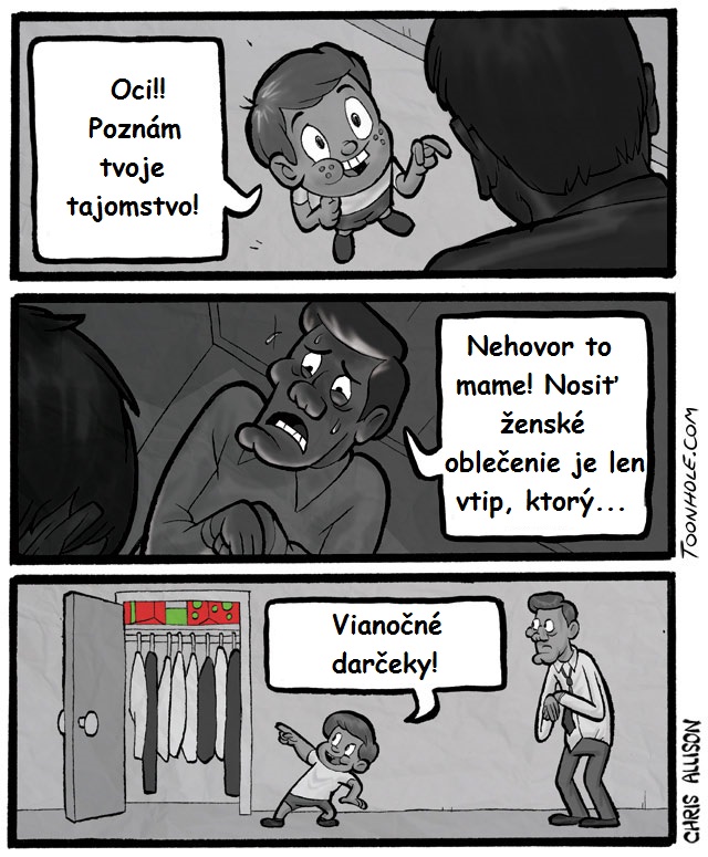 Dieťa pozná otcove tajomstvo