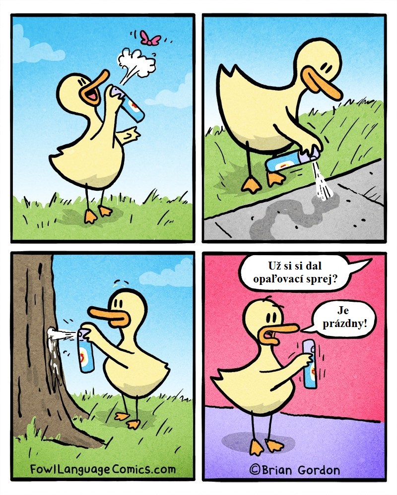 Dieťa vs opaľovací sprej