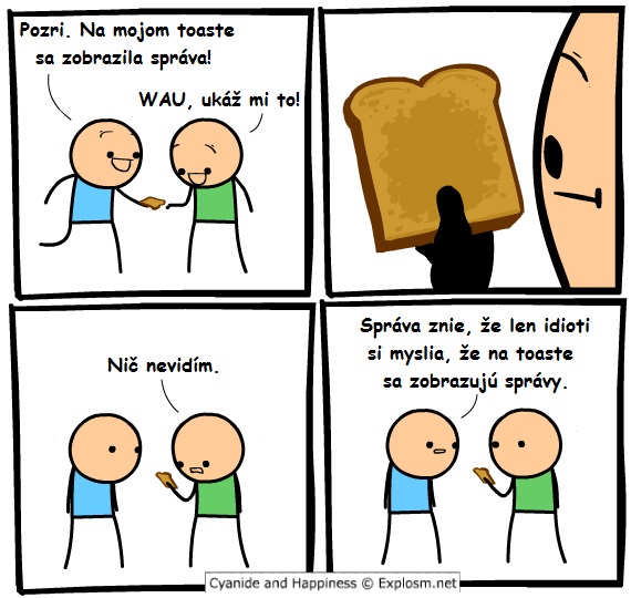 Dôležitá správa na toaste