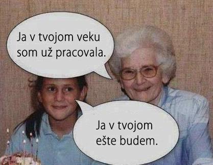 Dnešní VS budúci dôchodcovia
