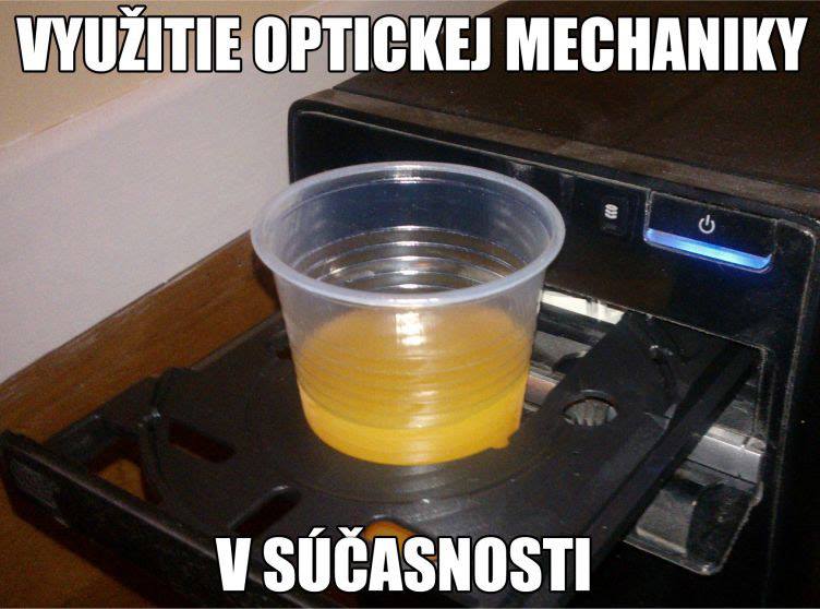 Dnešné využitie optickej mechaniky
