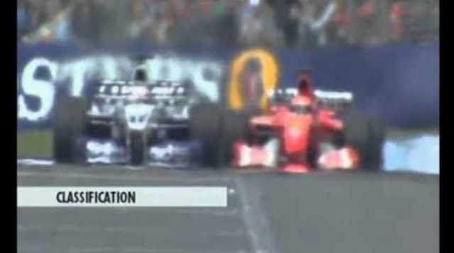 Formula 1 - Michael Schumacher VS Jarno Trulli VS Juan Pablo Montoya