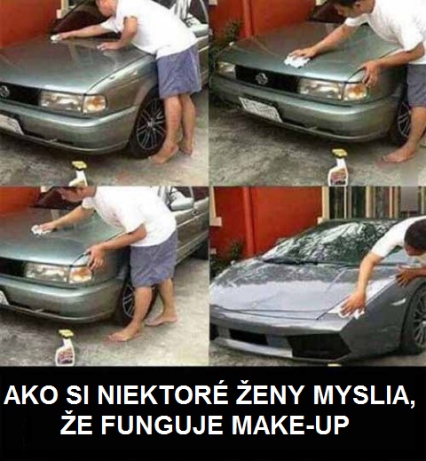 Fungovanie make-up podľa niektorých žien