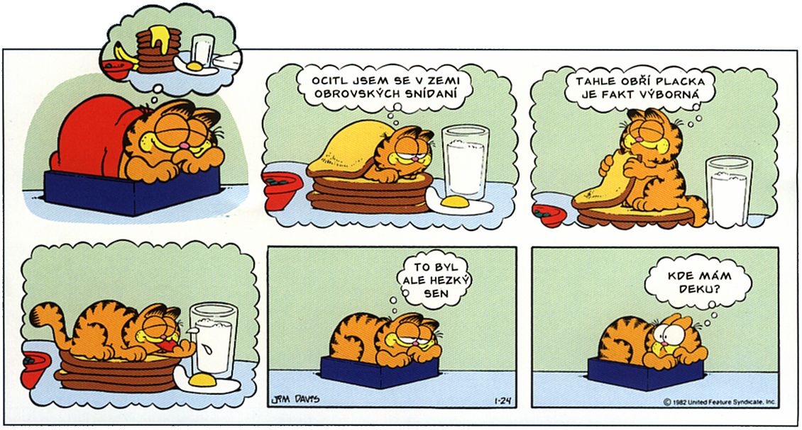 Garfield a jeho veľké raňajky