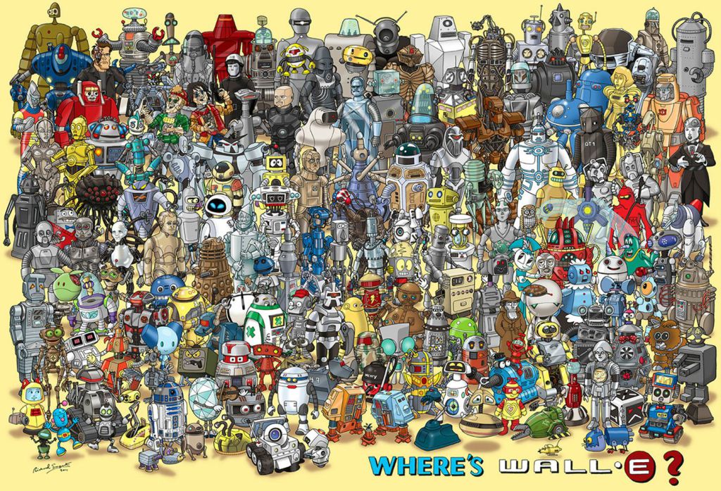 Hľadá sa Wall-E: Obrázková hádanka