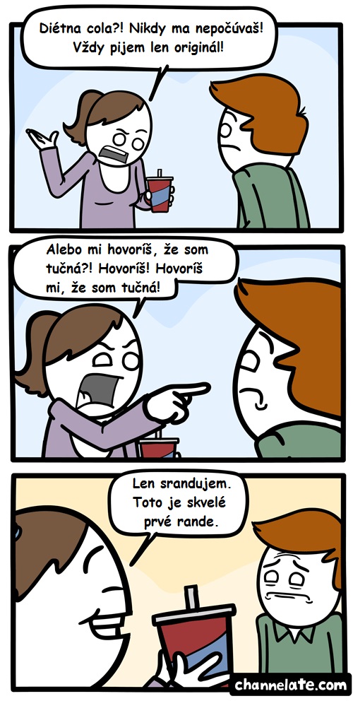 Hádka kvôli diétnej cole