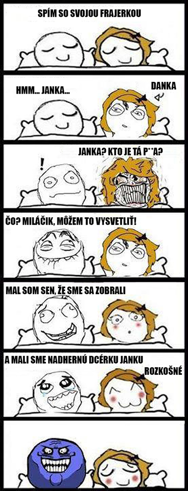 Hlasný sen o inej žene…