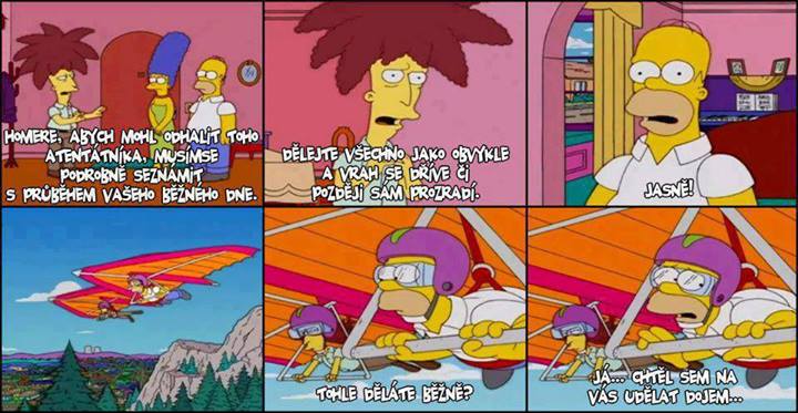 Homer Simpson vs bežný deň