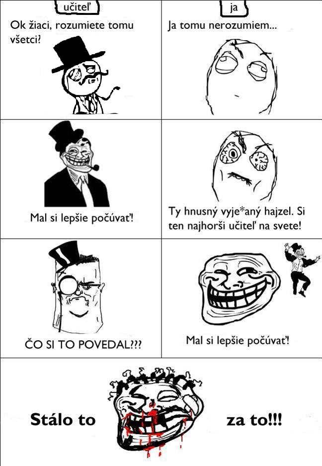 Žiak nerozumel učiteľovi