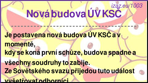 
Nová budova ÚV KSČ
