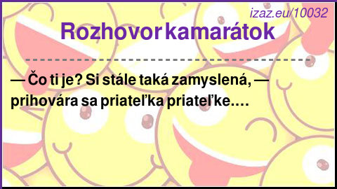 Rozhovor kamarátok