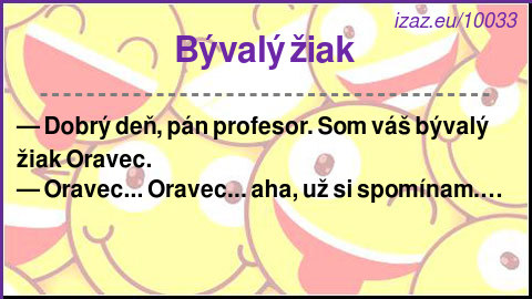 Bývalý žiak