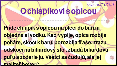 O chlapíkovi s opicou