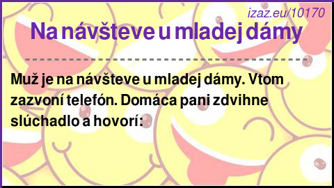 Na návšteve u mladej dámy