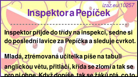 Inspektor a Pepíček