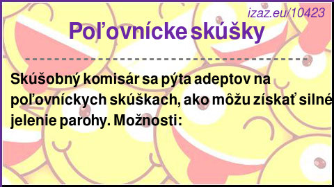 Poľovnícke skúšky