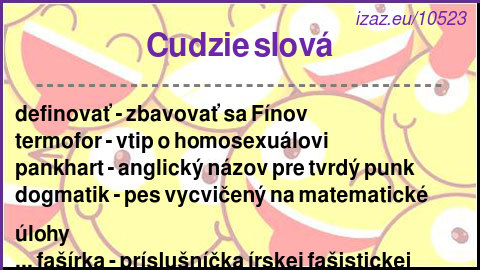 Cudzie slová