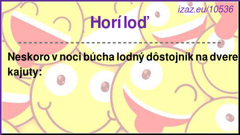 Horí loď