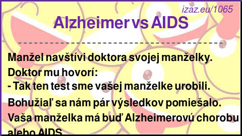 
Alzheimer vs AIDS
