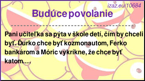 Budúce povolanie