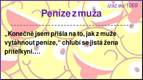 
Peníze z muža
