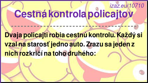 Cestná kontrola policajtov