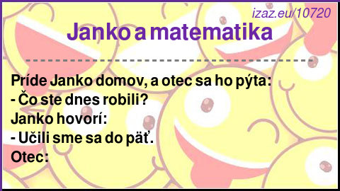 Janko a matematika