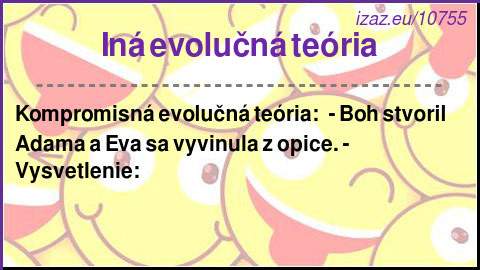 Iná evolučná teória