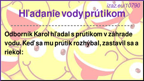 Hľadanie vody prútikom