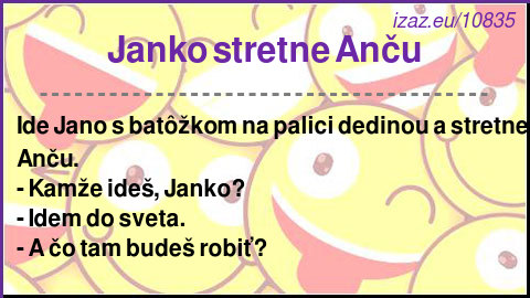 Janko stretne Anču