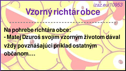 Vzorný richtár obce