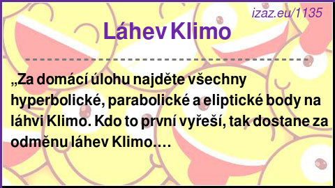 
Láhev Klimo
