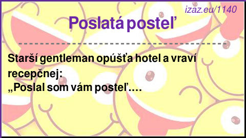 
Poslatá posteľ
