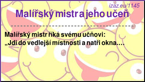
Malířský mistr a jeho učeň
