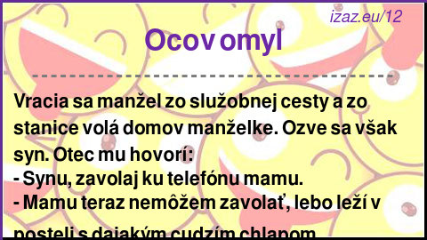 Ocov omyl