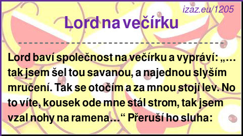 
Lord na večírku
