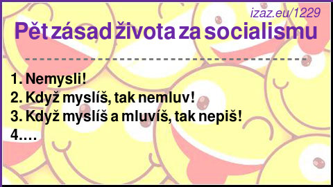 
Pět zásad života za socialismu
