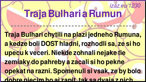 
Traja Bulhari a Rumun
